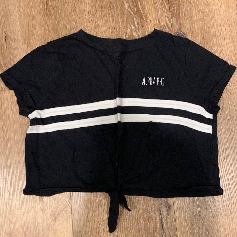 Alpha Phi Cropped Tee